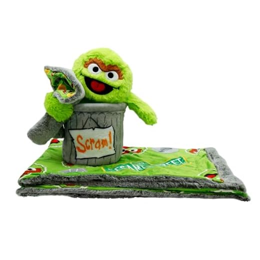 Sesame Street Oscar Blankie Bestie