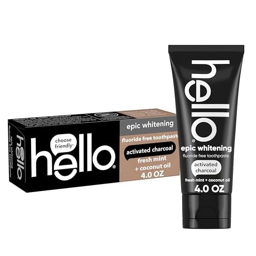 hello Epic Whitening Activated Charcoal Toothpaste, 4 oz