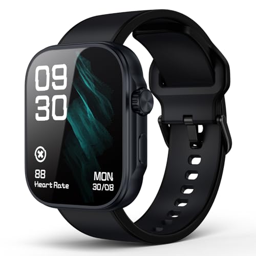 Smart Watch for Men, Blood Pressure Monitor Heart Rate Blood Oxygen Sleep Monitoring, 3ATM Waterproof Fitness Tracker, 1.99" AMOLED Display, Bluetooth call Smartwatch Compatible with Android