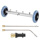 M MINGLE 40 cm(16 Zoll) Unterbodenreiniger kompatibel mit Karcher K-Serie (K2-K7), 1/4 Schnellkupplung, 276 bar(4000 PSI)