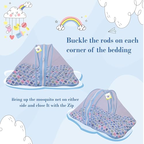 Image of Toddylon New Born Baby Bedding Set (4 PCS Set) (0-6 Months)
