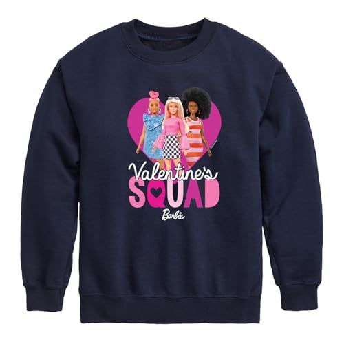 Barbie - Valentine's Squad - Toddler And Youth Crewneck Fleece Sweatshirt