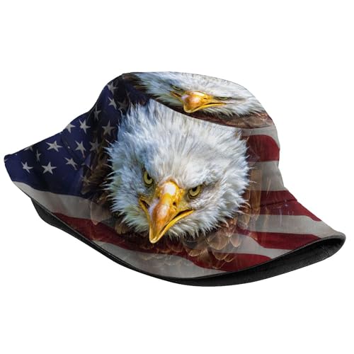 Image of Bucket Hat for Women Men, Fashion Print Outdoor Beach Hat Packable Sun Cap for Travel Hiking