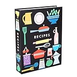 YBCPACK Classeur de recettes A5 à 3 anneaux, 1 livre de recettes de 22,9 x...