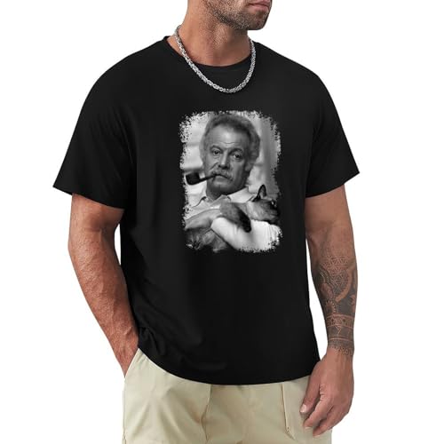 Photo de Res Georges Brassens T-Shirt French Singer Cotton Black L