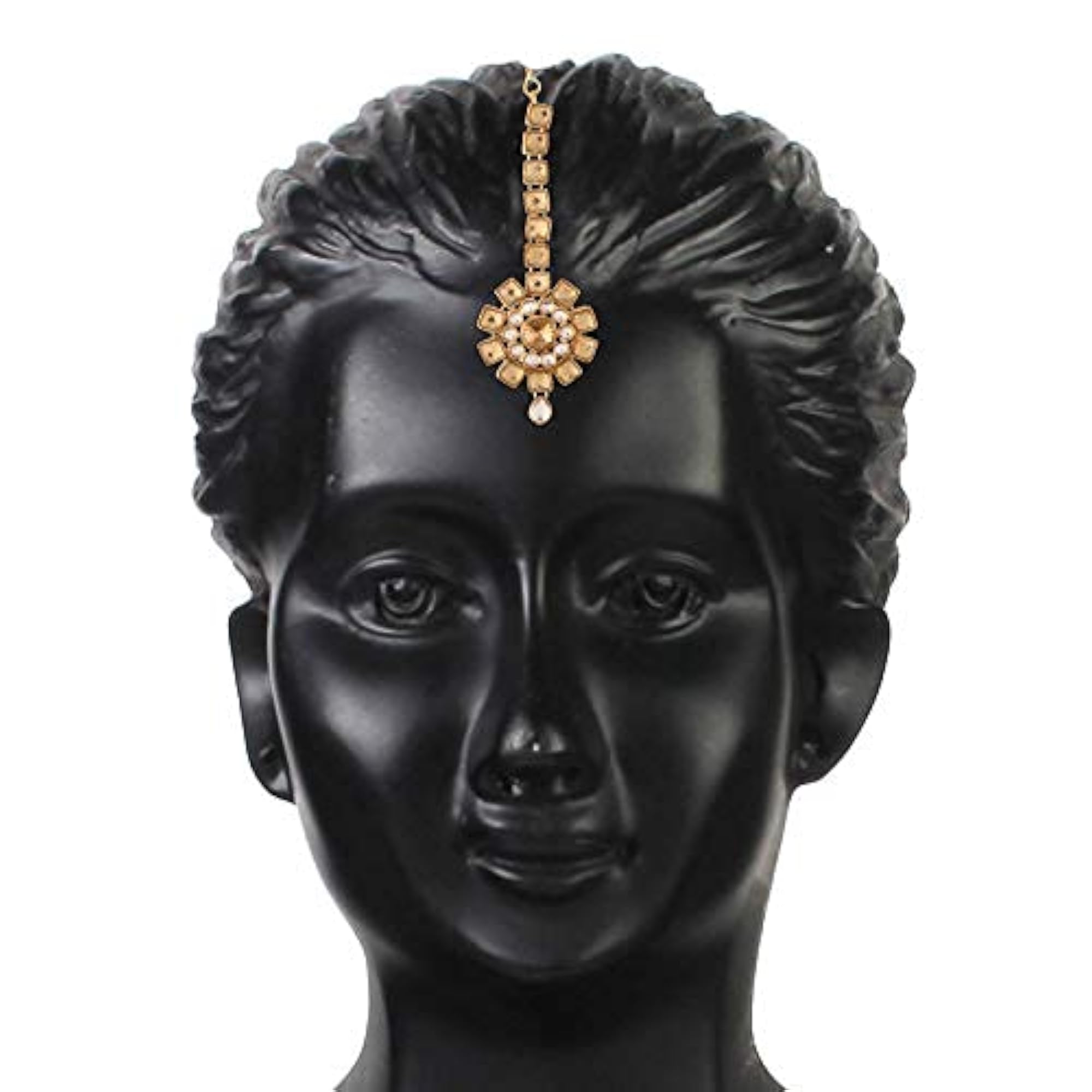 Traditional Kundan & Stone Studded Maang Tikka (T2035FL)