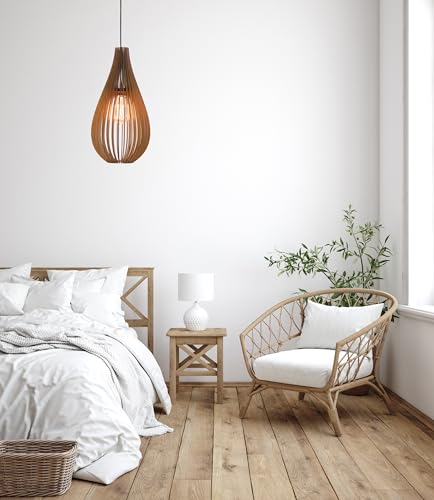 Dezaart Drop Wood Pendant Light thumb #3
