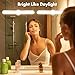 cambk Set of 2 Wireless Vanity Makeup Lights for Mirror, Rechargeable LED Stick On Light Bar for Bathroom Mirror with 3 CCT&Dimmable, Elegant Cordless Lighting Chritsmas Holiday Gifts for Women