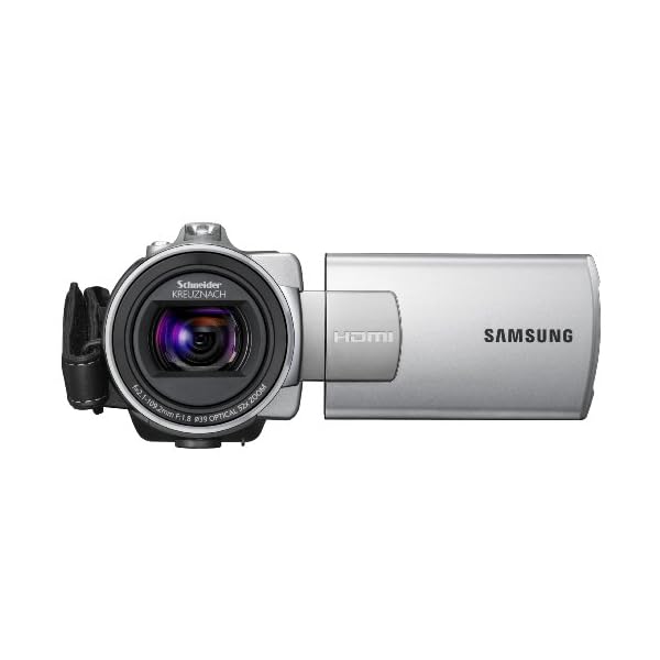 Samsung SMX-K40 SD Camcorder (SDHC/ MMC Card, 65-fach intelli Zoom, 6,9 cm (2,7 Zoll) LCD-Display) silber – Bild 4