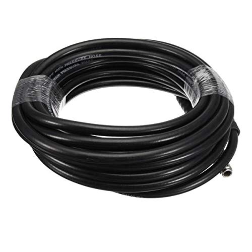Tubo de 10 m de conexión rápida 3/8 manguera de alta presión negro para lavadora a presión