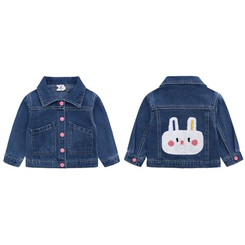 Baby Boy Girl Jeans Coat Toddler Spring Autumn Jacket4