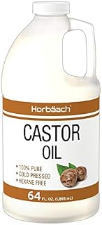 Castor Oil 64 oz Cold Pressed | 100% Pure Hexane Free |