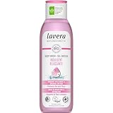 lavera Body Wash Indulgent - Protects the skin flora - Natural Cosmetics - Vegan - With organic wild rose and organic cotton - silicone-free - 1 x 250 ml