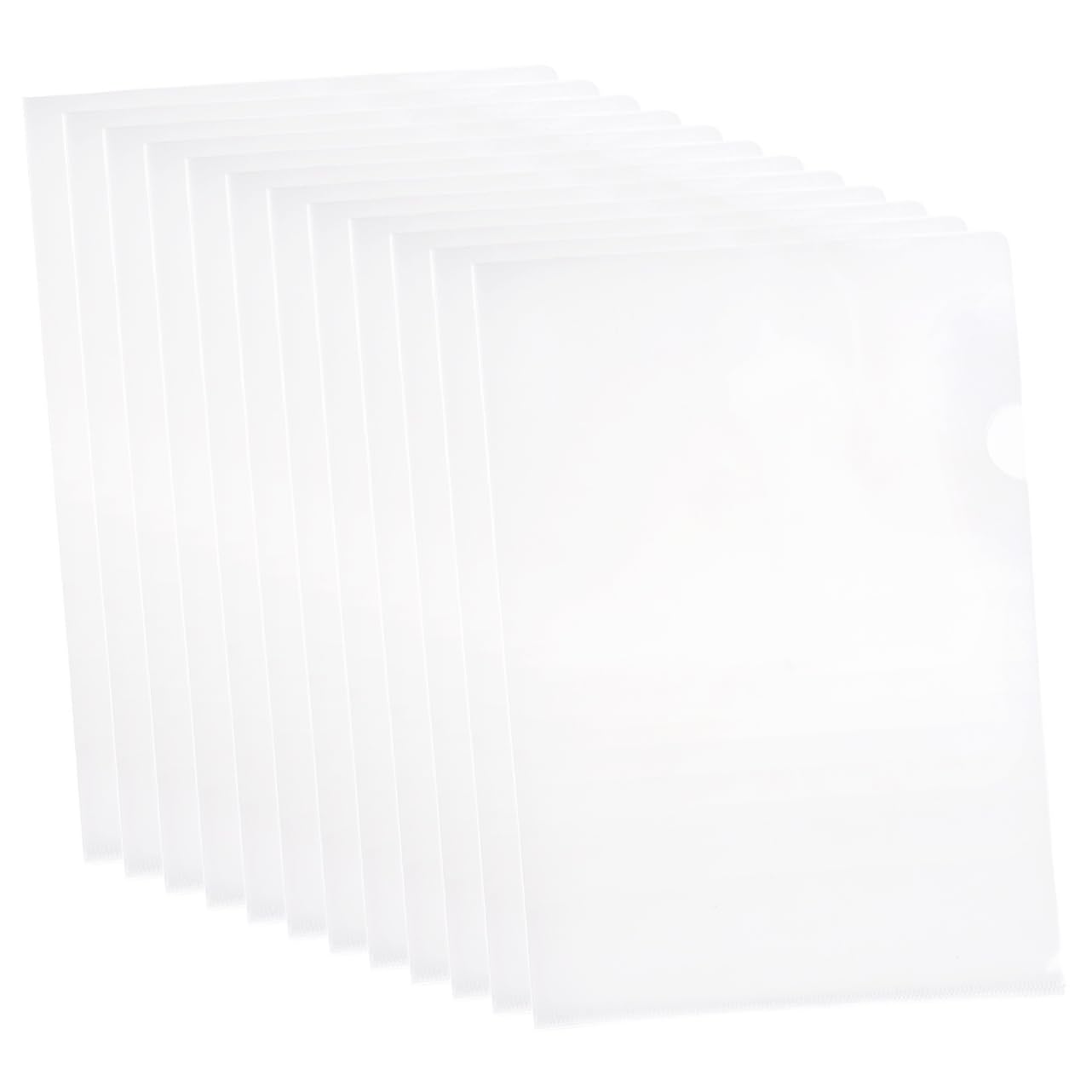 EXCEART 120 Stk Transparente Dokumentenmappe Sicheren Ordner Kopieren Umschläge Sobres Para Cartas Weiße Blankokarten Mit Chip Aktenordner Ein Größenordner Papierordner Umschlag Tasche A4