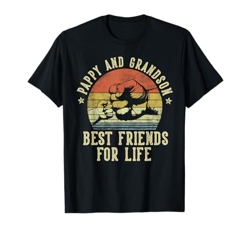 Pappy and Grandson Best Friends for Life Funny Pappy Camiseta