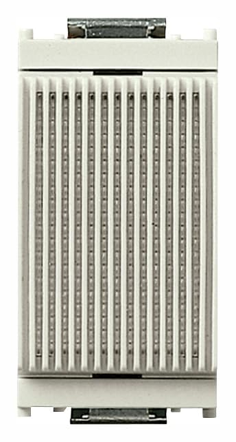 Buzzer 24 V VIMAR Idea blanc compact à haute fréquence 50 - 60 Hz