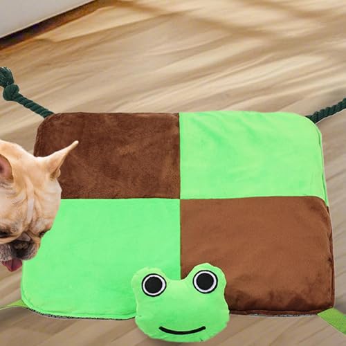 Tapis de jeu pour chien interactif avec stimulation sensorielle et pouic-pouic