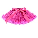 Wennikids Baby Girls Clothes Dance Pettiskirt Petticoat Dance Tutu Large Hot Pink