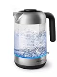Photo Gallery philips bollitore elettrico serie 5000, capacità 1,7l, design elegante in vetro, protezione contro il funzionamento a secco, filtro con micro-trama (hd9339/80) Photo Gallery philips bollitore elettrico serie 5000, capacità 1,7l, design elegante in vetro, protezione contro il funzionamento a secco, filtro con micro-trama (hd9339/80)