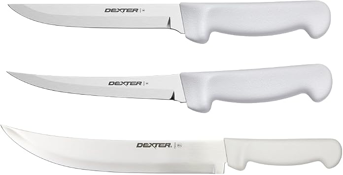 The Dexter Russell 3 Piece Knife Combo Set - Cutlery Butcher Chef Set