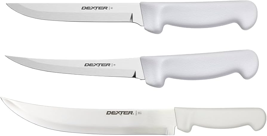 The Dexter Russell 3 Piece Knife Combo Set - Cutlery Butcher Chef Set