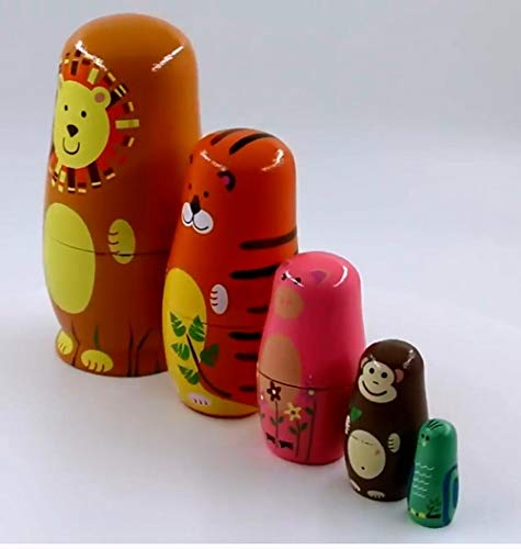 YXQSED Matrioska Russa, 5 Pezzi di Bambole di