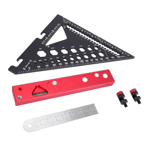 Escuadra portátil de aleación de aluminio para carpintería miniatura 3