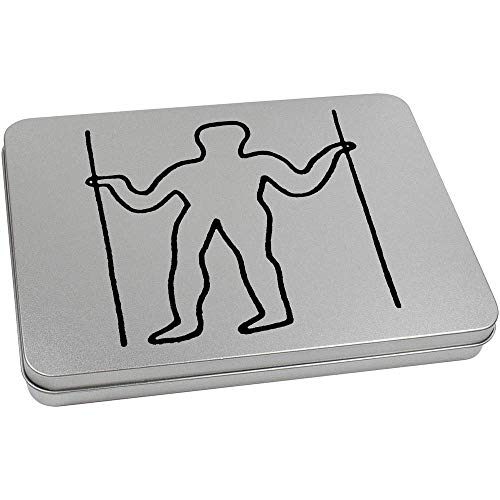 Azeeda 220mm 'Longman Of Wilmington' Metal Hinged Tin/Storage Box (TT00120869)