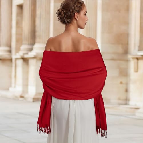 Pashmina Shawl Wraps for Women Large Winter Scarf Soft Shawls and Wraps for Evening Dresses