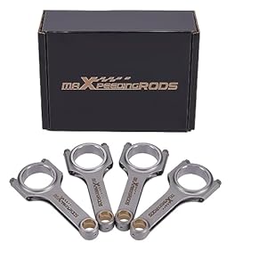 maXpeedingrods 4x Forged Connecting Rods+ARP2000 Bolts for Hyundai 1.6 Gamma T-GDI G4FJ 130.8mm for Hyundai Kona/Elantra / i30 / i20/ i40/ Veloster & for Kia Forte/Soul/Sportage/Accent