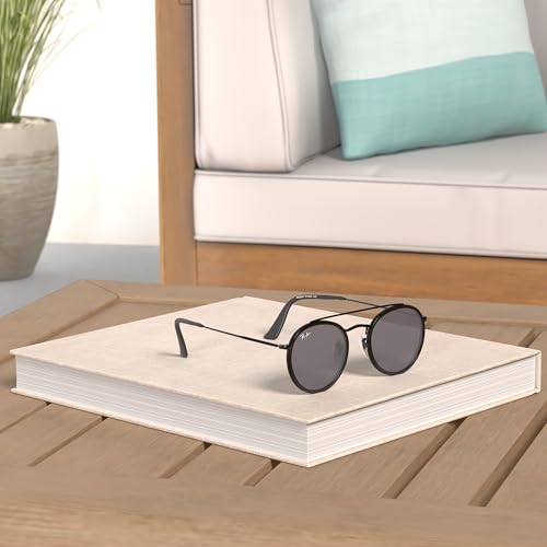 Pro Acme Double Bridge Round Polarized Sunglasses for Women Men Retro UV400 Protection Retro Circle Sun Glasses2