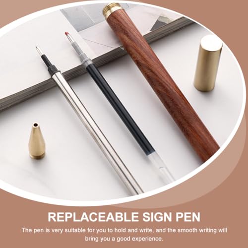 Set de 2 Bolígrafo de Gel LALAFINA Rosewood miniatura 4