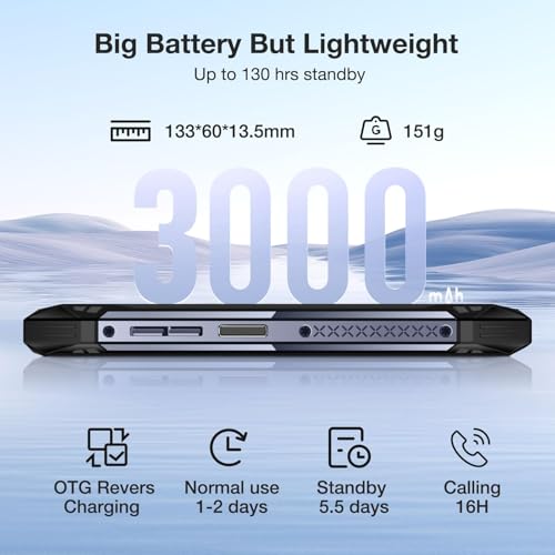 Doogee SMINI-PURPLE Mini Rugged Smartphone 2024,4.5"Qhd+Display,Android 13 Smartphone,256Gb Rom/2Tb Tf Rugged Phone Unlocked,50Mp Ai Camera,3000Mah,Ip68 Waterproof Cell Phone,Fingerprint/Face Unlock,Otg/Nfc thumb #5