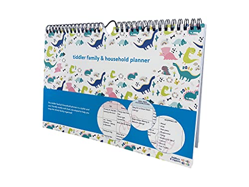 tiddler family & household planner | Undated Weekly Family Organizer / Planner Calendar | Clever Layout in A4 Size (11.7