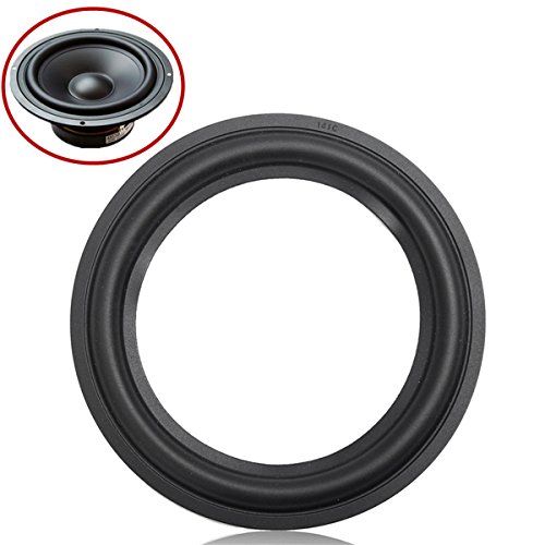 GOZAR Schwarz 6,1 Zoll Lautsprecher Surround Dekorativen Kreis Reparatur Schaum Für Bass Woofer Horn