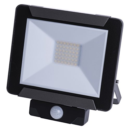 zs2731 LED riflettore Ideo 30 W pir neutro 19.6 x 6.1 x 20.7 cm alluminio grigio bianco