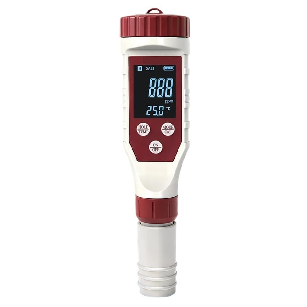 Testeur de qualité l'eau 7 en 1, stylo numérique FAC PH ORP TDS salinité EC TEMP