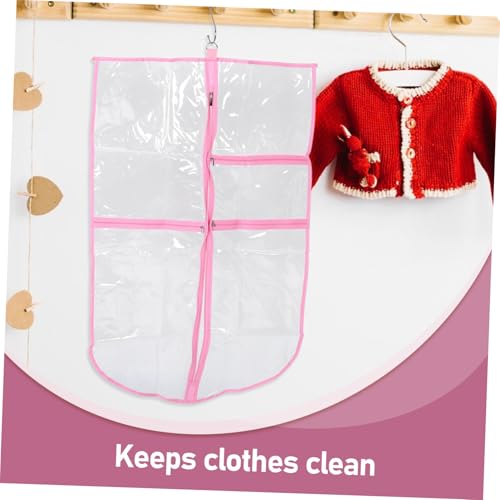 Didiseaon Portable Pvc Suit Bags Boys and Girls' Garment Bag Pockets for Dance School Travel Makeup Pouch3