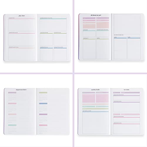 Pet Care Petite Planner. Featuring All About my Pet Section, Important Dates, Medical Info, Vet Visits, Vaccination and Medication Logs, Stickers and More! Portable Petite Planner by Erin Condren - Thumbnail 7