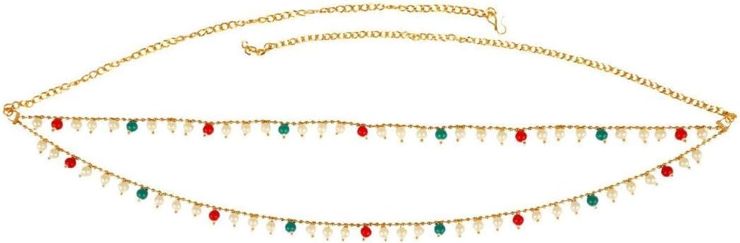 Efulgenz Indian Bollywood Vintage Waist Belt Belly Chain Kamarbandh Bridal Body Jewelry