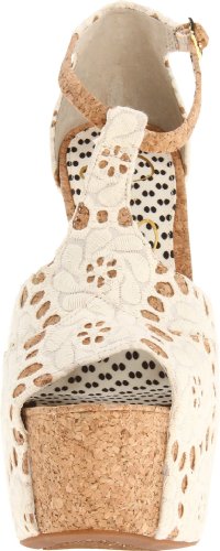 Image of Jessica Simpson Womens Dany 3 Floral Heeled Platform Sandals