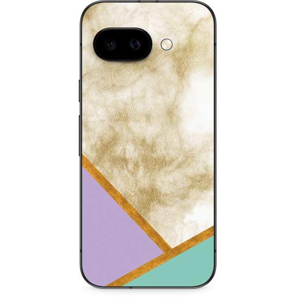 Skinit Decal Phone Skin Compatible with Google Pixel 9a - Angled Marble Design