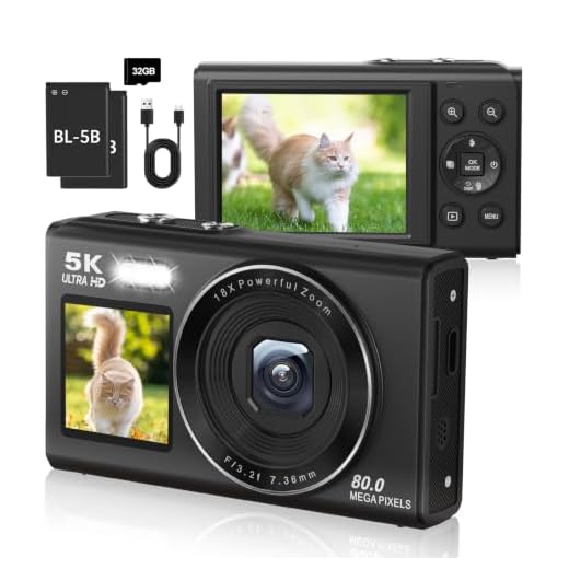 5K Digital Camera for Beginners and Teens