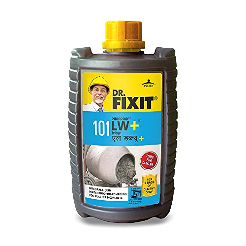 Image of DR. FIXIT PIDIPROOF LW+, 200ml for 1 Bag Cement, Cement Tonic, Integral Waterproofing, 1 litre