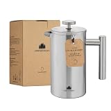 Groenenberg French Press 600ml (3 Tazze) l Caffettiera...