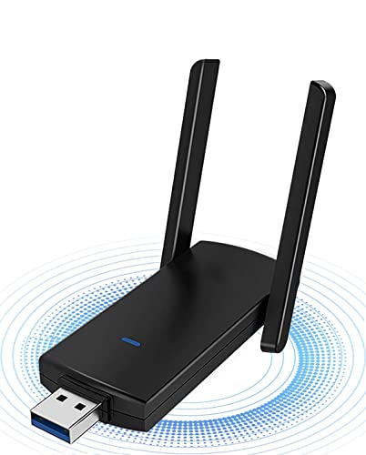 AC1300 USB WLAN Stick Für PC - Dualband Mit 5dBi Antenne Für Windows 11/10/8/7