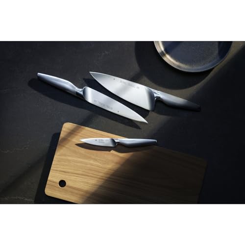 Foto von WMF Chef's Edition Messerset 3teilig, Made in Germany, 3 Messer geschmiedet, Küchenmesser, Kochmesser, Fleischmesser, Spickmesser, Performance Cut, Spezialklingenstahl, Holzbox