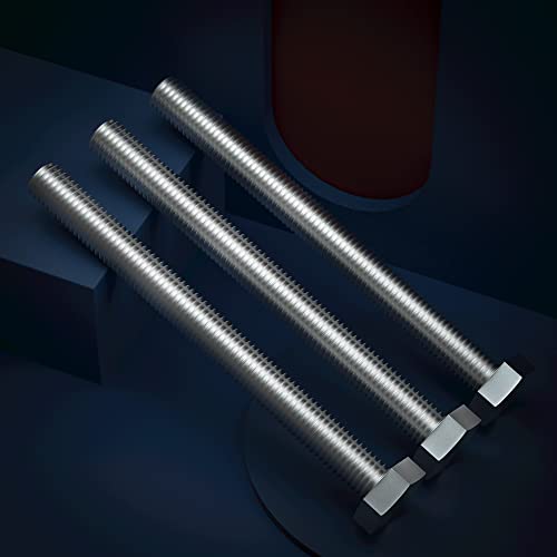 Image of 3 /8-16 x 5 (5 /8 to 7 inch Optional) Hex Head Screw Bolt, Stainless Steel 18-8(304), Fully Threaded,10pcs