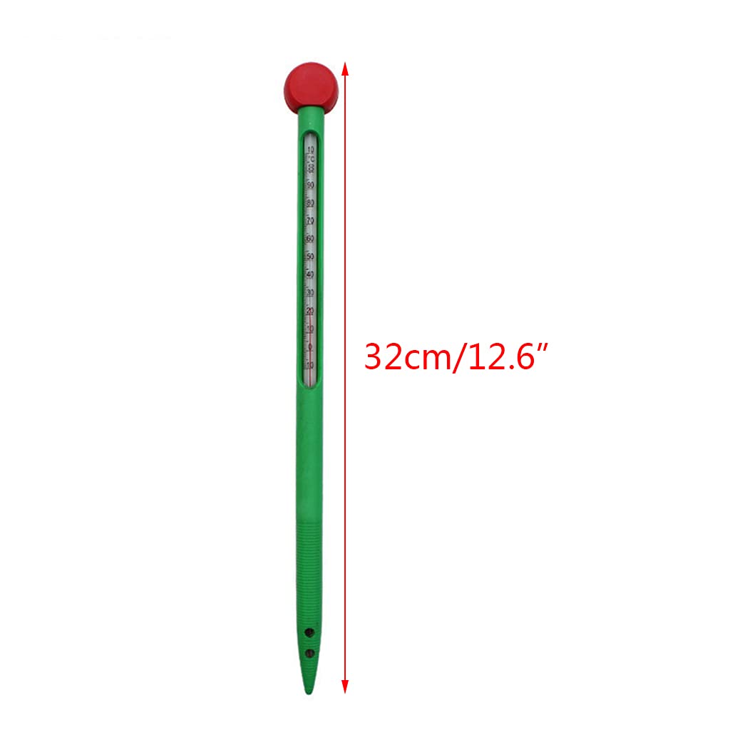 DIIOOMIEEU Soil Ground Temperature Probe Garden Test Tool Floor