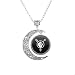 Produktbild Transgender-Mond-Halskette, Transgender-Schmuck, Pride-Schmuck, Transgender-Geschenk, Gay Pride